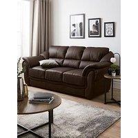 Naples Leather 3 Seater Sofa