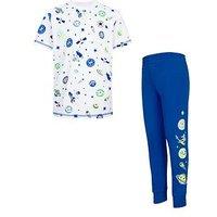 Converse Infant Boys Space Cruisers T-Shirt & Pant Set - Blue