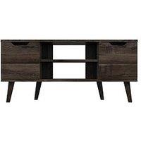 One Call Mustique Tv Unit - Fits Up To 46 Inch Tv - Dark Oak