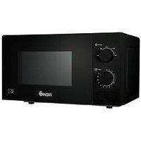 Swan 20L 700W Manual Microwave- Black