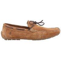 Hush Puppies Reuben Boat Shoe - Light Brown