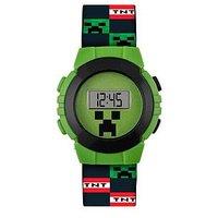 Minecraft Green Digital Watch