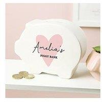 The Personalised Memento Company Personalised Piggy Bank