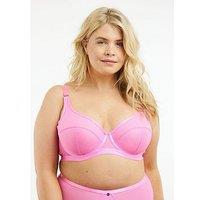 Oola Soft Mesh Hi Apex Bra - Pink