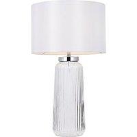 Very Home Rei Ribbed Glass Base Table Lamp
