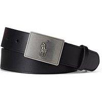 Polo Ralph Lauren Pp Plaque Leather Belt