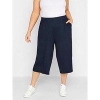 Yours Jersey Culotte Navy