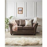 Very Home Dury Leather Look 2 Seater Sofa - Fsc Certified
