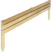 Rowlinson 6" Ledbury Slat Edging (Pack Of 4)