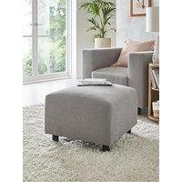 Very Home Clarkson Fabric Footstool - Fsc Certified