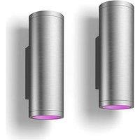 Philips Hue Hue Appear White And Colour Ambiance Smart Outdoor Wall Light Innox Twin Pack