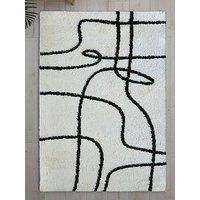 Very Home Snug Abstract Lines Rug - Multi