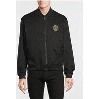 Versace Jeans Couture Chest Logo Bomber Jacket - Black
