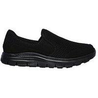 Skechers Workwear Relaxed Fit Slip Resistant Double Gore Shoe - Black