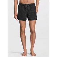 Ps Paul Smith Zebra Logo Swim Shorts - Black