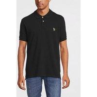 Ps Paul Smith Zebra Regular Fit Polo Shirt - Black