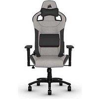 Corsair T3 Rush 2023 Fabric Gaming Chair - Charcoal/Grey