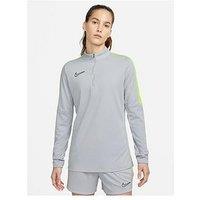 Nike Womens Academy 23 Dry Fit Drill Top - Silver