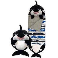 Happy Nappers Black Shark Sleeping Bag - Large