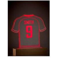 Love Abode Personalised Football Shirt Led Night Light