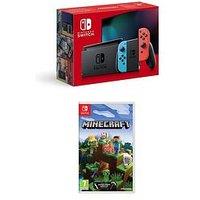 Nintendo Switch Neon Console 1.1 & Minecraft Bedrock Edition