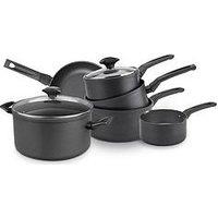 Prestige 9X Tougher Easy Release Non Stick Induction 6 Piece Saucepan, Frying Pan And Stock Pot 6 Piece Set