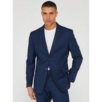 Very Man Regular Fit Textured Suit Jacket - Navy