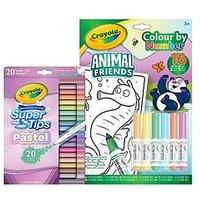 Crayola Pastel Colouring Bundle