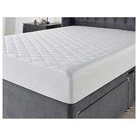 Everyday Hollowfibre Mattress Protector - White