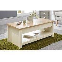 Gfw Lancaster Lift Up Coffee Table - Cream