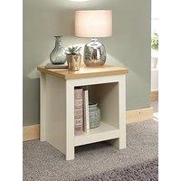 Gfw Lancaster Side Table With Shelf - Cream