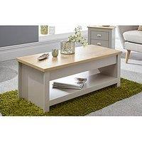 Gfw Lancaster Lift Up Coffee Table - Grey/Oak