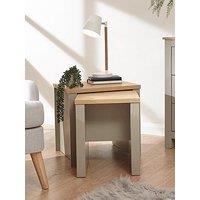 Gfw Lancaster Nest Of Tables - Grey/Oak