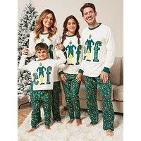 Elf Mens Elf The Movie Family Mini Me Christmas Pyjamas - Beige