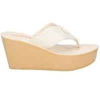 Rocket Dog Diver Wedges - Double Cream