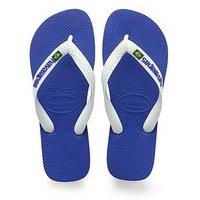 Havaianas Men'S Brasil Logo Flip Flop - Blue