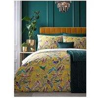 Laurence Llewelyn-Bowen Birdy Absurdity Duvet Cover Set - Yellow