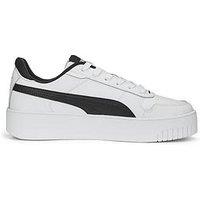 Puma Carina Street Trainers - White/Black