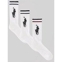 Polo Ralph Lauren 3 Pack Sock - White