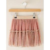 Eve And Milo Children'S Pink And Gold Shimmer Tutu Skirt
