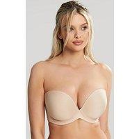 Cleo By Panache Faith Moulded Plunge Strapless Bra - Beige