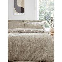 Pineapple Elephant Tamba Jersey Stripe Duvet Cover Set In Natural