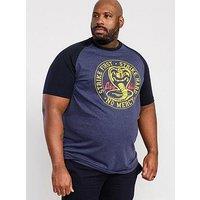 D555 Steeple Official Cobra Kai Printed T-Shirt - Blue