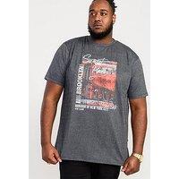 D555 Bramfield Sunset Park Brooklyn Printed T-Shirt - Black