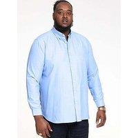 D555 Richard Basic Oxford Long Sleeve Shirt -Sky Blue