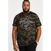 D555 Sullivan Camo Malibu Chest Print T-Shirt