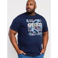 D555 Prestwick Florida Floral Printed T-Shirt