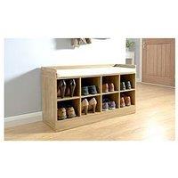 Gfw Kempton Shoe Bench - Oak