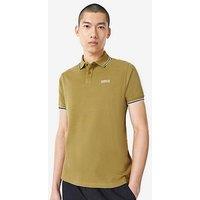 Barbour International Rider Tipped Polo Shirt - Green