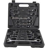 Hilka 12 Pce Ratchet Combination Spanner Set Metric Pro Craft